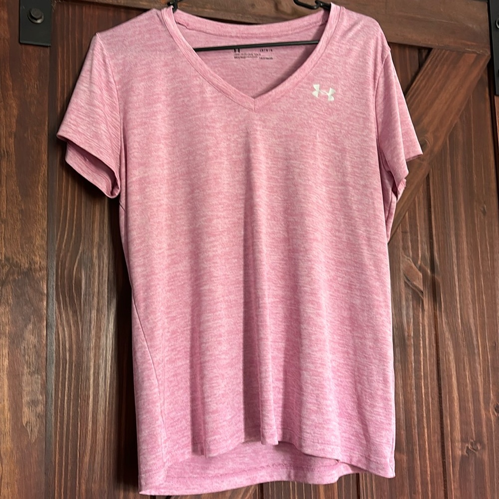 Pink Under Armour top